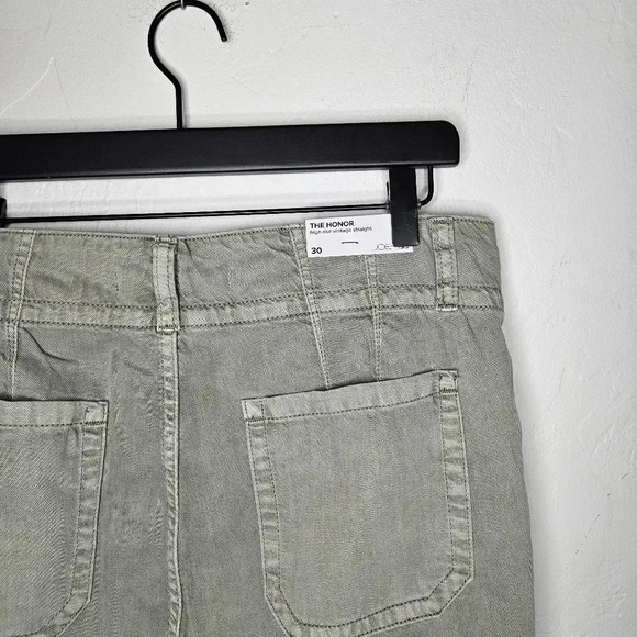 Joe's Jeans The Honor High Rise Vintage Straight Pant Size 30 in Green - Picture 5 of 8